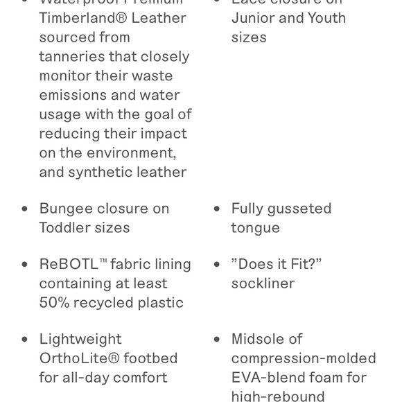 NWT TIMBERLAND-Mt. Maddsen Hiking Boots - Kids' - Picture 7 of 7